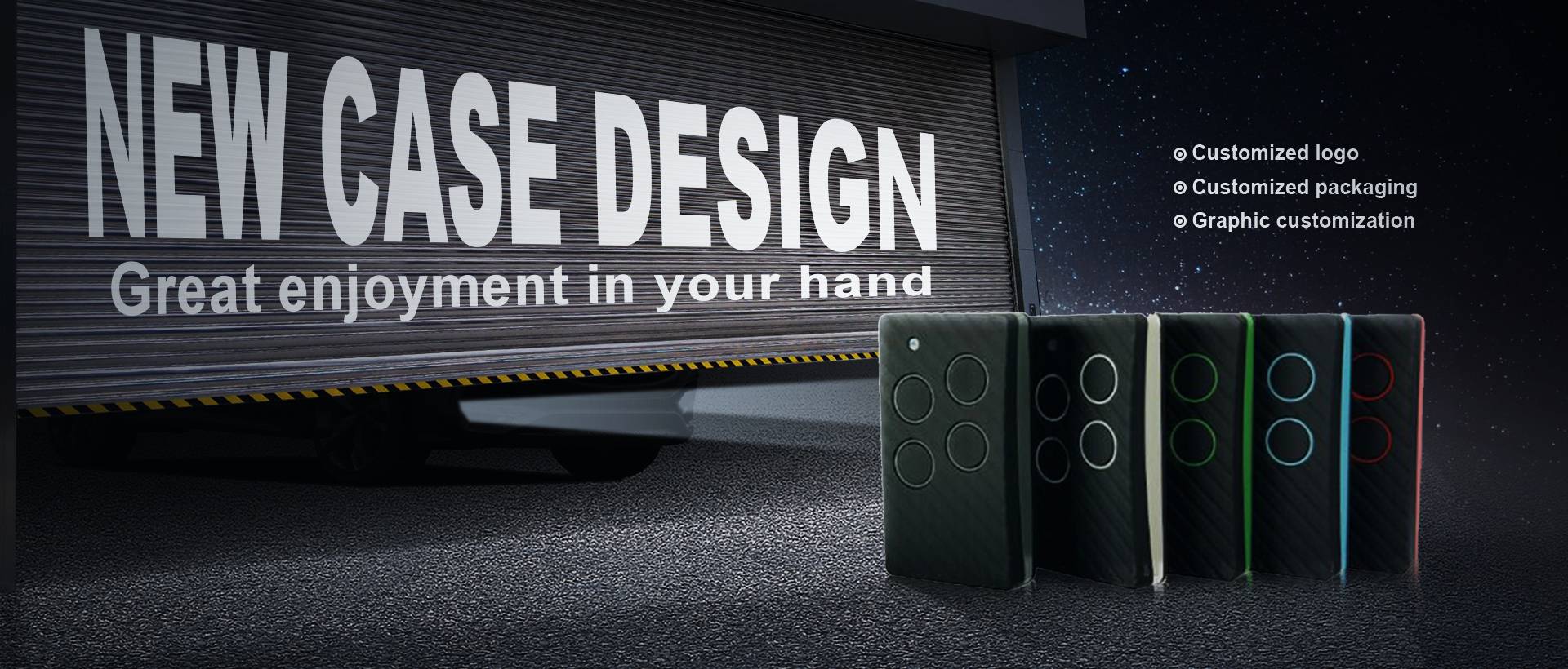 new case design remote control
