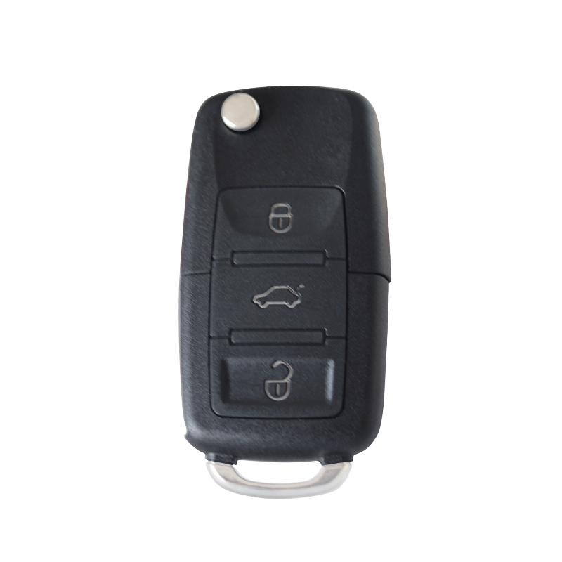 Kunststoff-Universal-Fernbedienungsauto-Smart-Key mit Metall-Flip-Keyblade